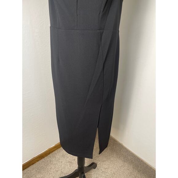 NWT A.B.S Collection Women's Glam Lace Feminine Business Chic Dress Black 14W - Picture 5 of 11